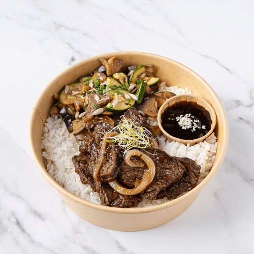 Beef union steer fried bowl