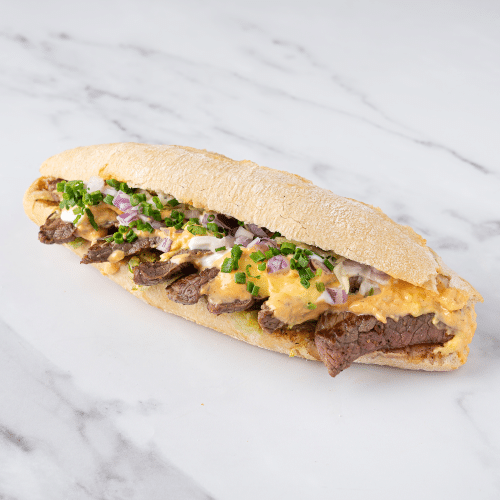 Steak & cheese rib-eye Holland