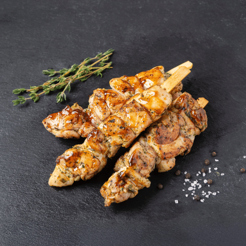 Kipdijfilet spies 2 stuks