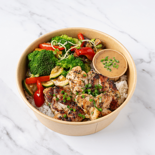 Mediterian chicken (bulk) bowl