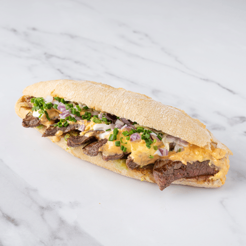 Steak and cheese menu
