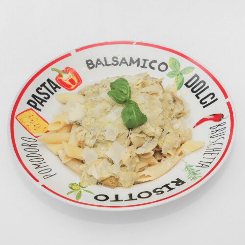 Pasta pollo e pesto