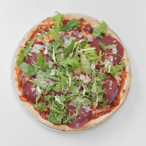 Pizza bresaola e rucola