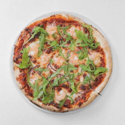 Pizza gamberetti