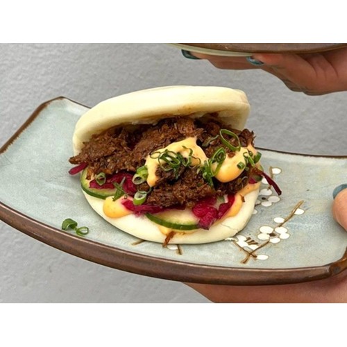Korean Pulled Beef Bao Bun