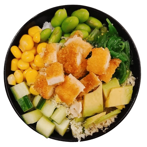 Pokebowl crispy chicken