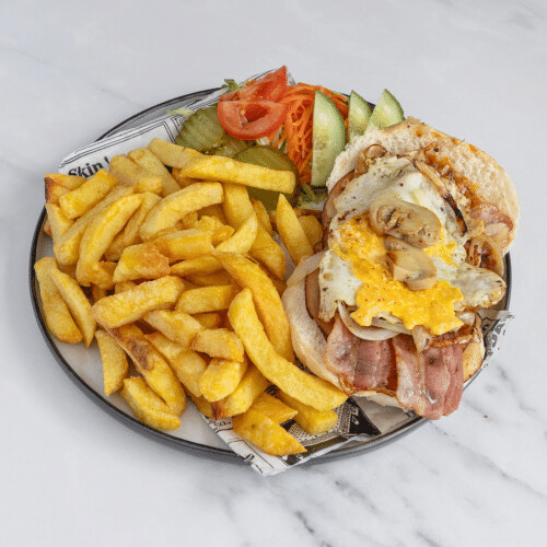 Broodje warmvlees speciaal menu
