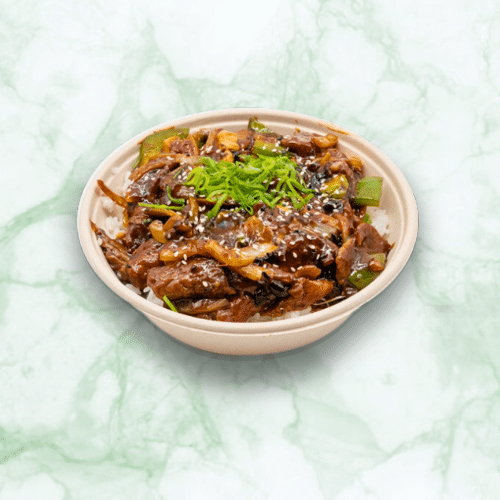 Hot bowl black bean sauce