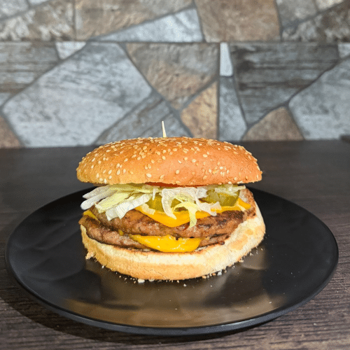 Dubbele cheeseburger