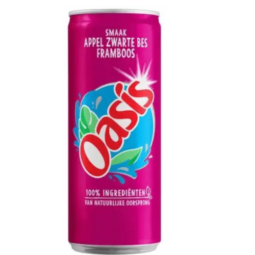 Oasis Appel Zwarte Bes Framboos 330ml