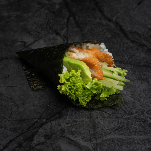 Crispy chicken temaki