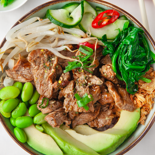 Pokebowl kip teriyaki bowl XL