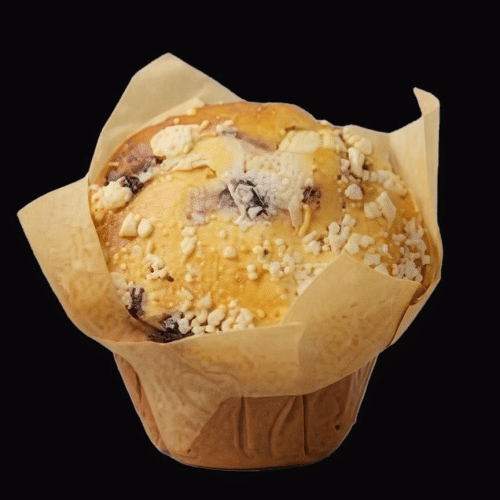 Blauwe bessen muffin