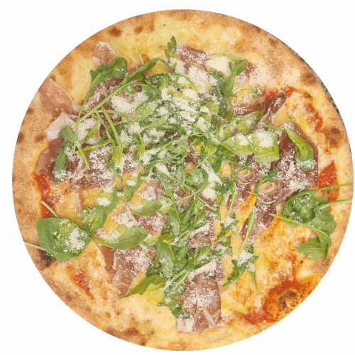 Pizza parma e rucola 25cm