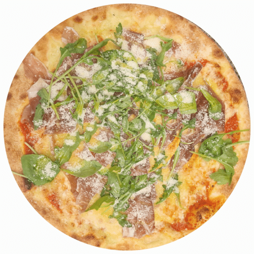 Pizza parma e rucola 33cm