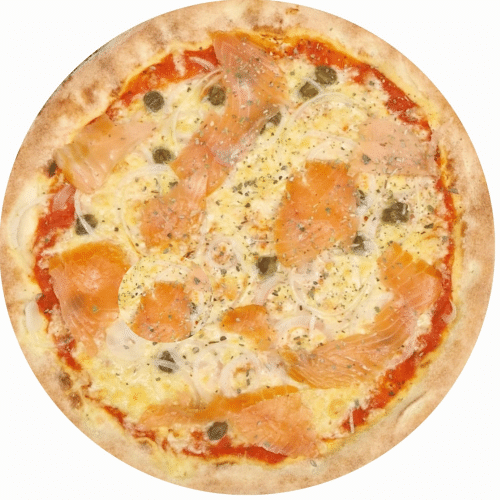 Pizza salmone 25cm