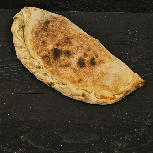 Pizza calzone con shoarma