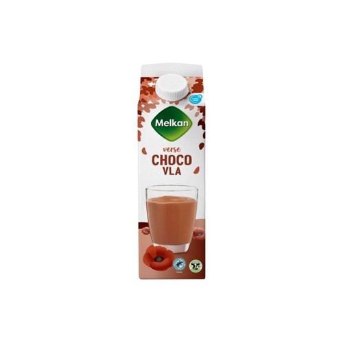 Melkan chocolade vla pak 1 liter