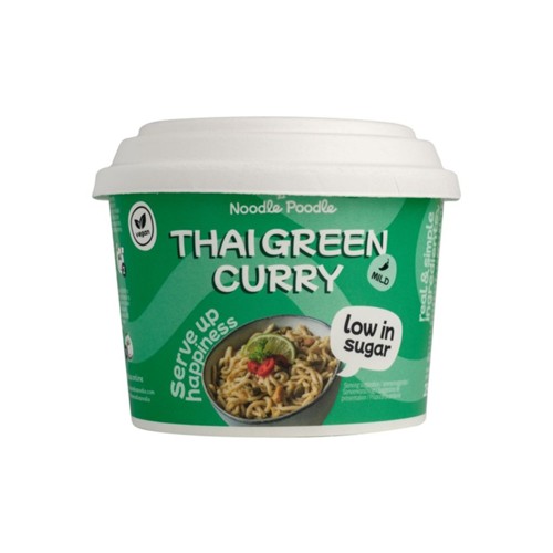 The Noodle Poodle Thai Green Curry kuipje 250 gram