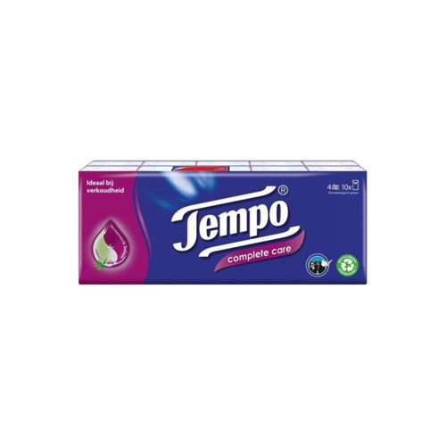 Tempo zakdoekjes complete care 90 stuks