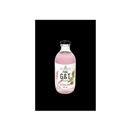 Sir. James 101 pink gin & tonic alcohol free Fles 250 Milliliter