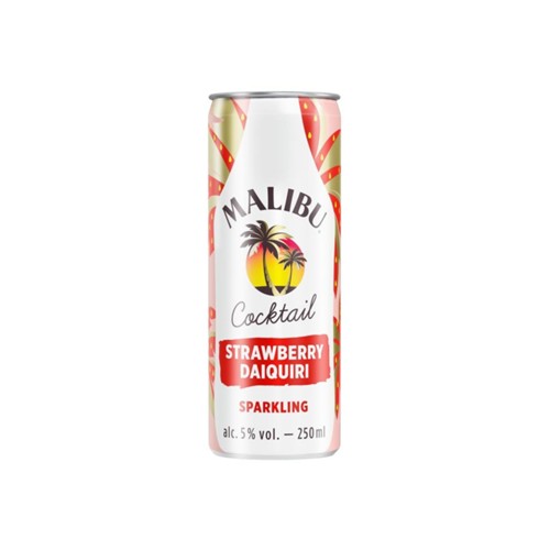 Malibu Cocktail Sparkling Strawberry Daiquiri 250 ml
