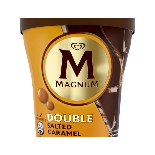 magnum magnum double salted caramel Beker 440 milliliter