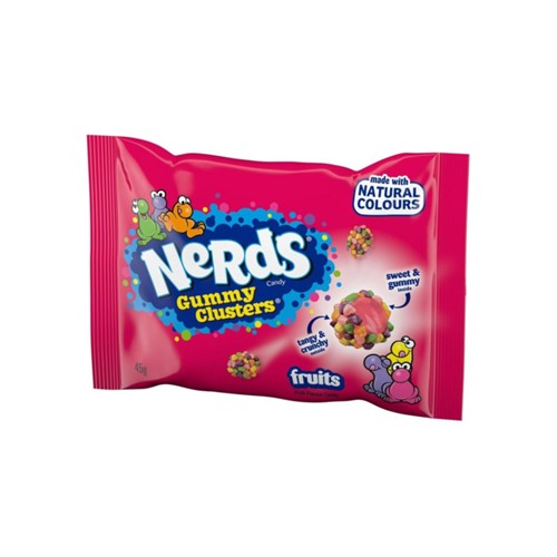 Nerds gummy clusters fruits 45 gram