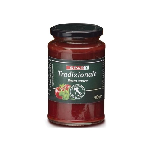 SPAR pastasaus tradizionale Pot(je) 400 gr