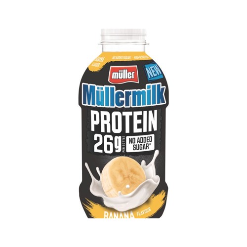 müller  müllermilk  protein banaan fles 400 gram