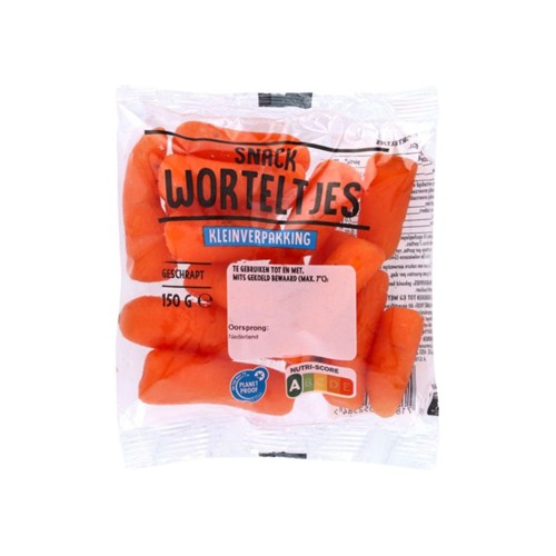 Wortel snack Zak 150 Gram