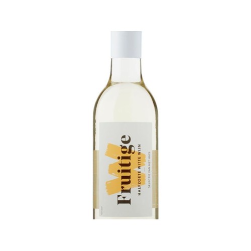 Huiswijn wit fruitige halfzoete fles 250 milliliter