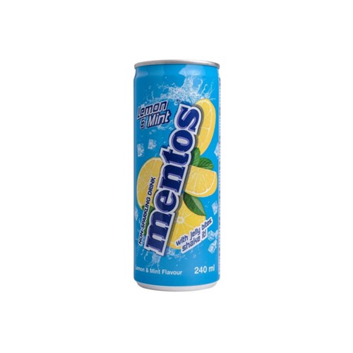 Mentos lemon & mint blik 240 ml