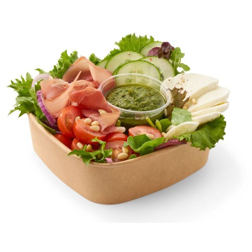 Salade caprese serranoham