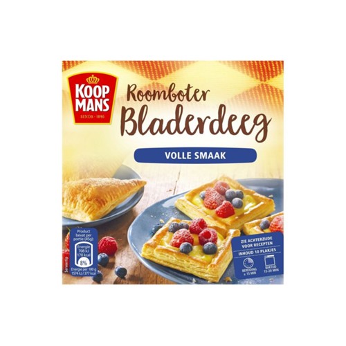 Koopmans bladerdeeg Roomboter 450 gram