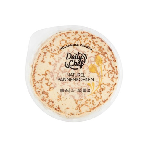 Daily Chef pannenkoeken naturel 8 stuks