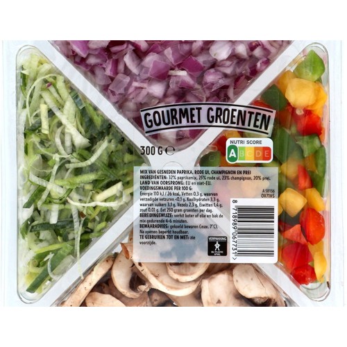 Gourmet groentenschotel bak 300 gram