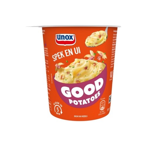 Unox good potatoes spek en ui Kuipje 51 Gram