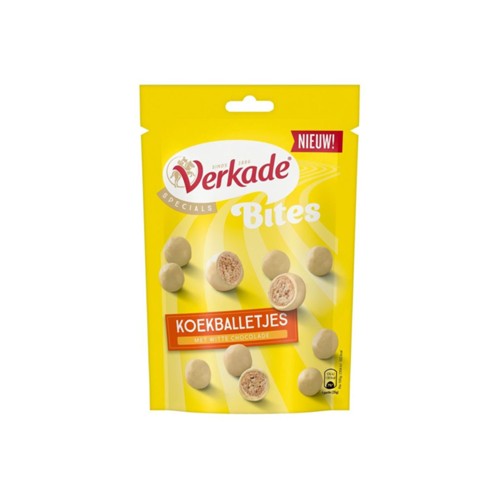 Verkade koekballetjes witte chocolade  120 Gram