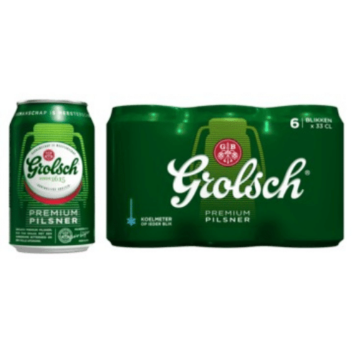 Grolsch blik 1x6