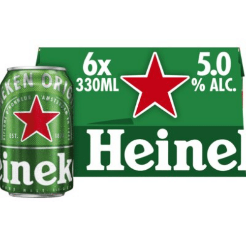 Heineken blik 1x6
