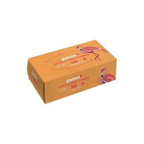 g'woon lotion tissues 3-laags 1 stuk