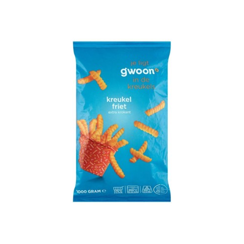g'woon kreukelfriet zak 1 kg