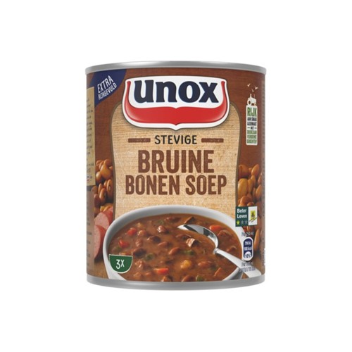 Unox bruine bonensoep stevige blik 800 ml
