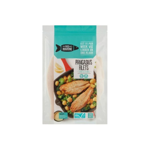 Vis Marine pangasius filets zak 540 gr