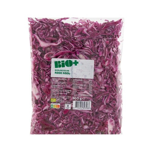 Biologische rode kool biologisch Zak 300 Gram