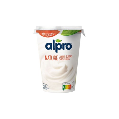 Alpro plantaardige yoghurt naturel ongezoet 500 gram