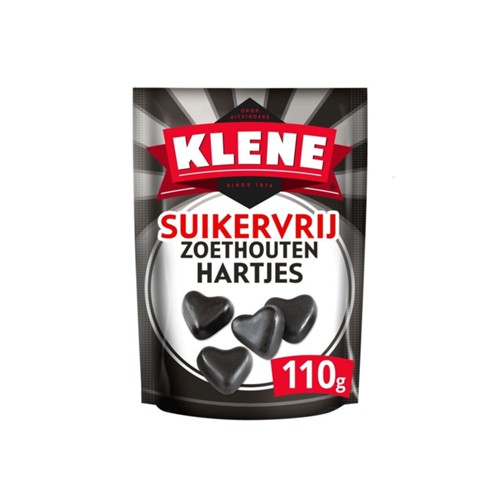 Klene zoethouten hartjes suikervrij 110 gram