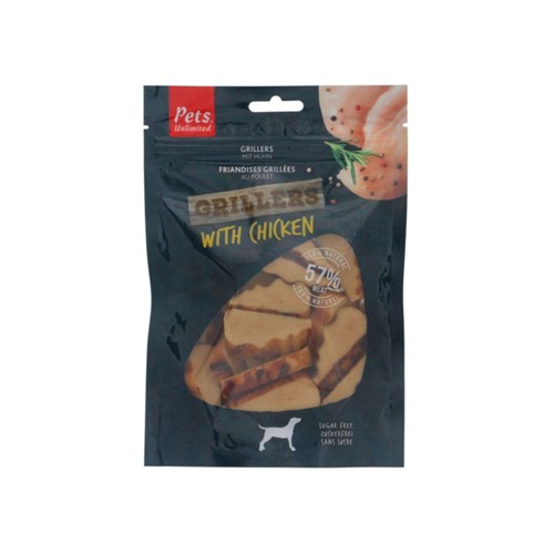 Pets Unlimited grillers chicken zak 100 gr