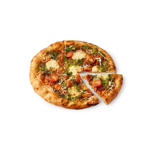 warm pizza mozzarella